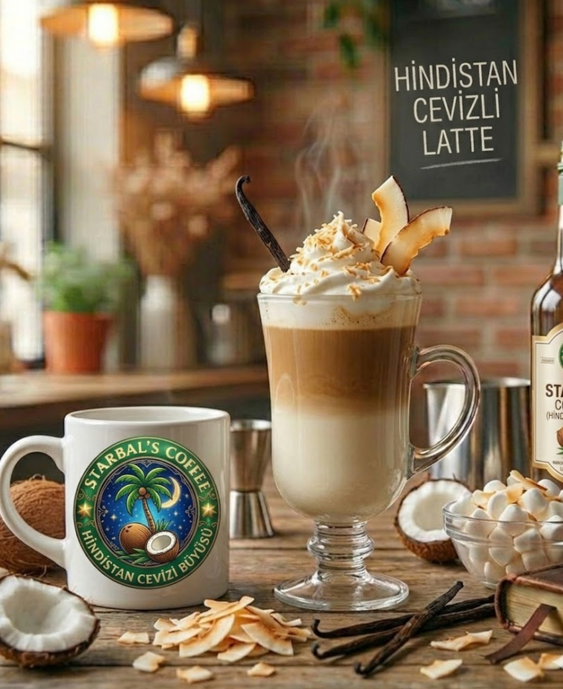 Hindistan Cevizli Latte